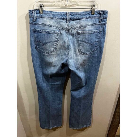 Relativity Jeans Women's Size 12 Blue Bootcut Embroidered Cowboycore Denim - Picture 2 of 8